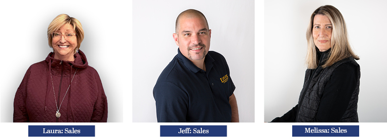 Sales Team - Laura, Jeff, Mel